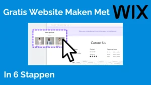 Gratis website maken met Wix
